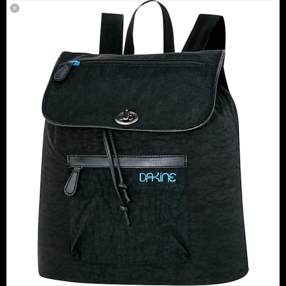 Dakine Sophia Crinkle Backpack tote Black NEW